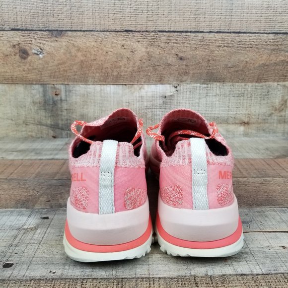 Merrell Mag-9 Orange Vibram Hiking Sneakers Knit - Picture 4 of 9